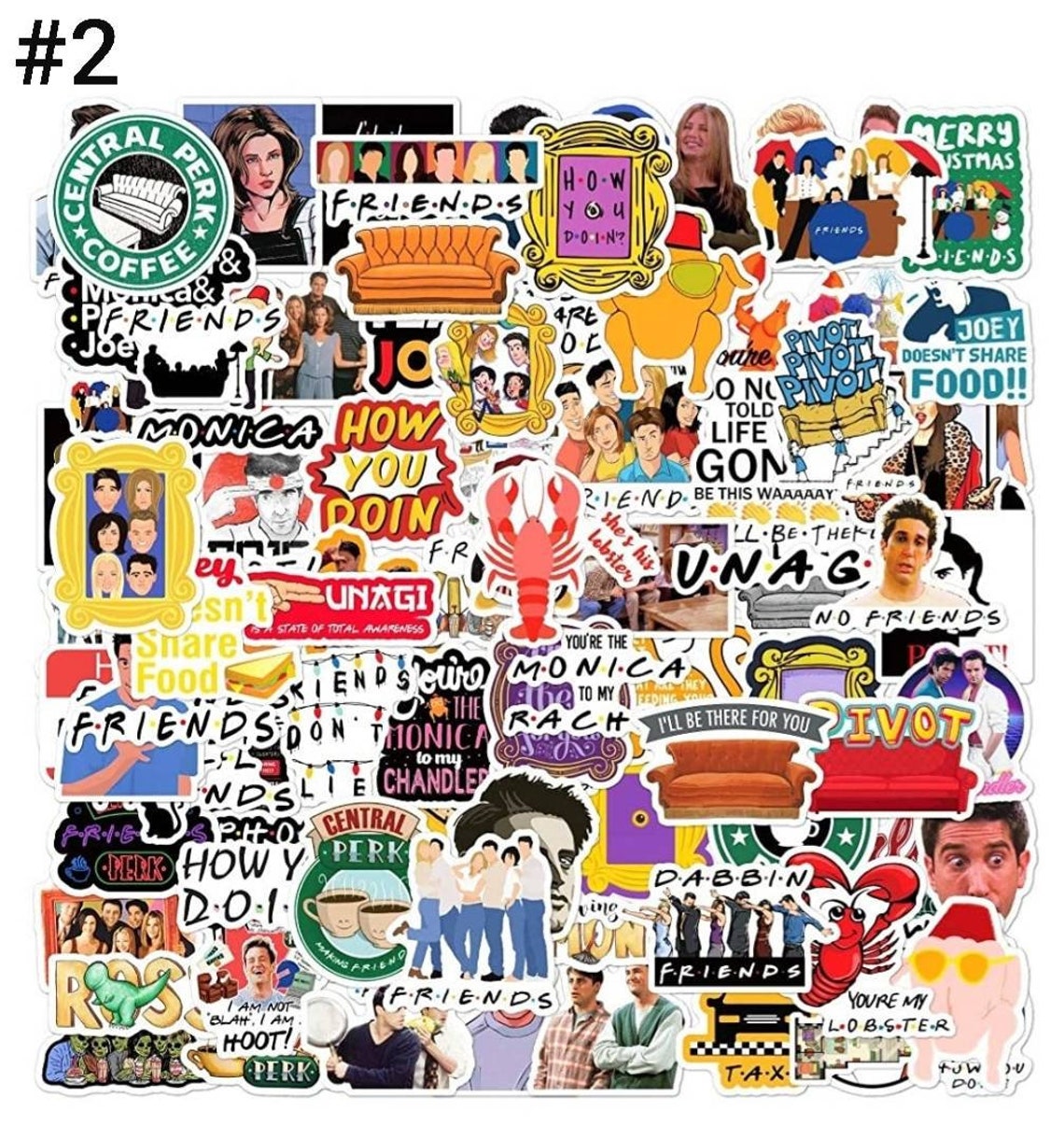 TV Shows Sticker Packs Sitcom Stickers Celebrity Stickers | Etsy