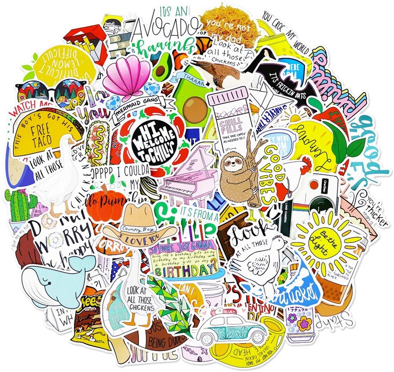 VINE Quote Sticker Packs Cute Stickers VSCO Stickers Etsy