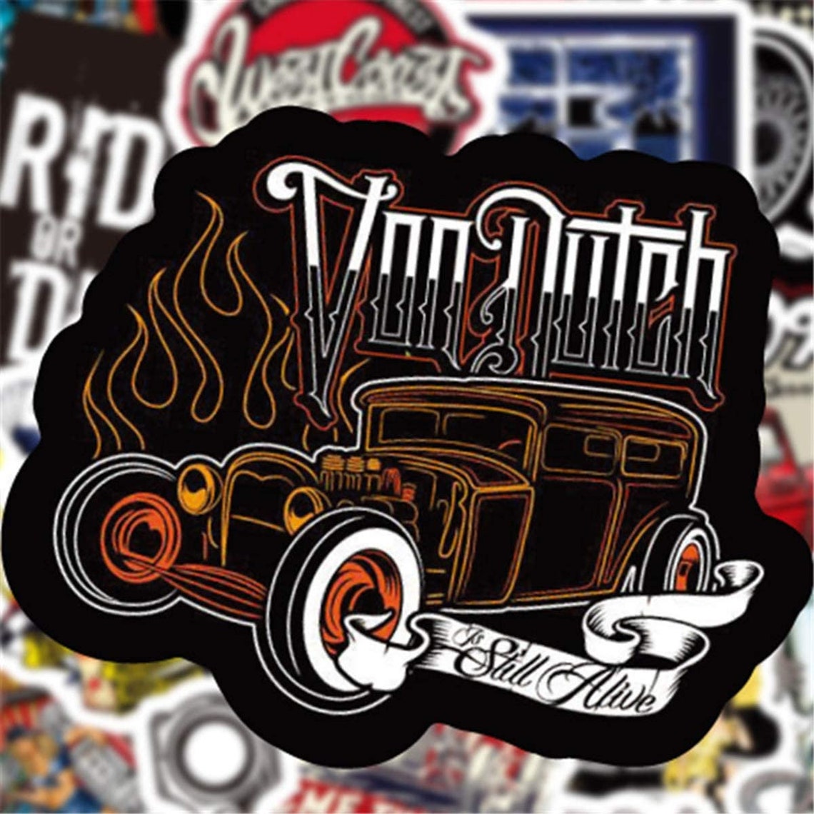HOTROD Sticker Packs Classic Car Stickers Retro Stickers Etsy