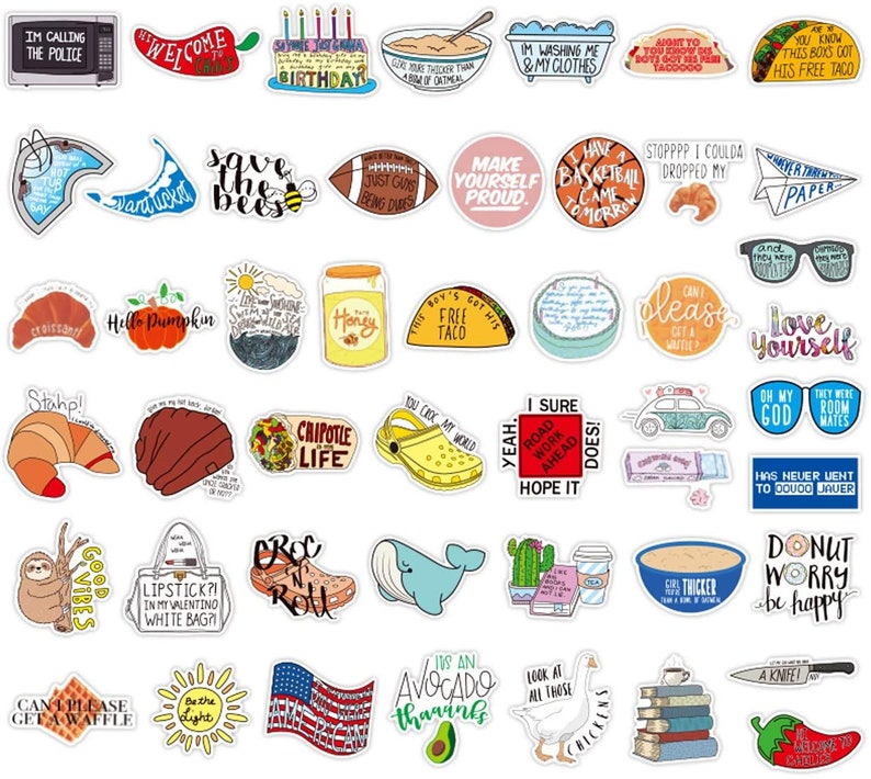 VINE Quote Sticker Packs Cute Stickers VSCO Stickers Etsy