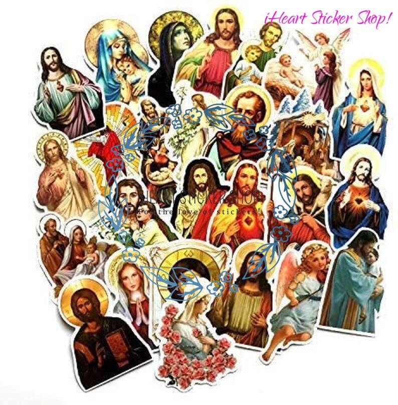 HOLY Sticker Packs Religious Stickers Catholic Stickers - Etsy Australia