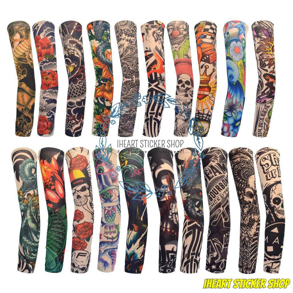 Buy Skeleteen Fake Temporary Tattoos Sleeves  Arm Cover Tattoo Sleeve Gag  Accessories for Men Women and Kids  6 Pieces Online at desertcartINDIA