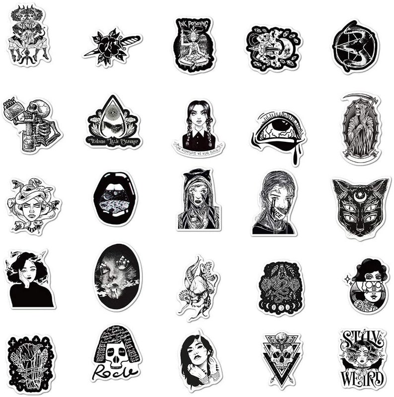 Wicked Stickers Dark World Stickers Wicked Evil Sticker Packs