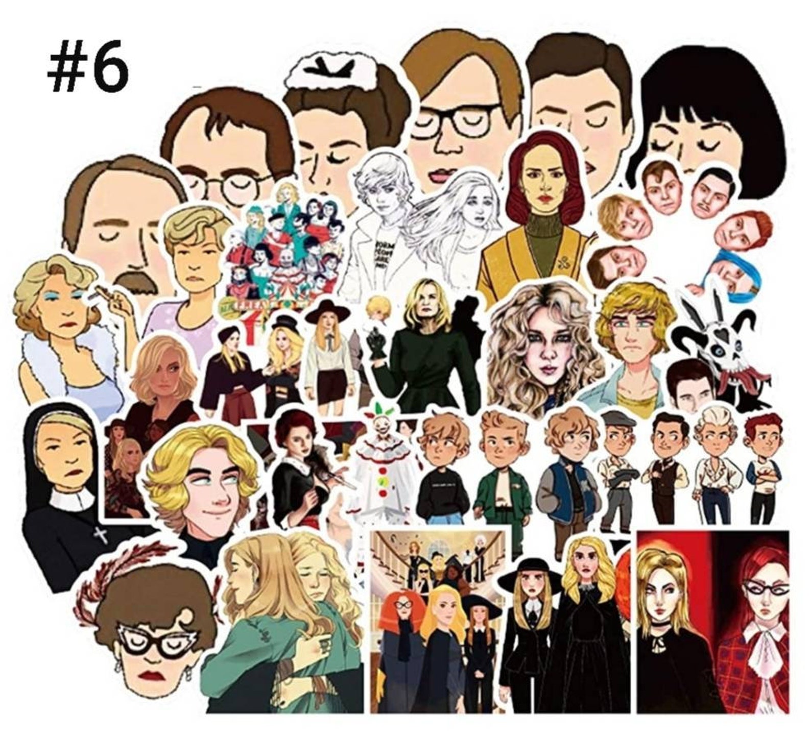 TV Shows Sticker Packs Sitcom Stickers Celebrity Stickers | Etsy