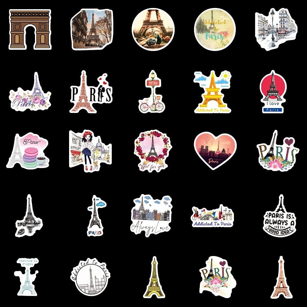 PARIS Sticker Packs Paris Style Stickers Planner Stickers Etsy