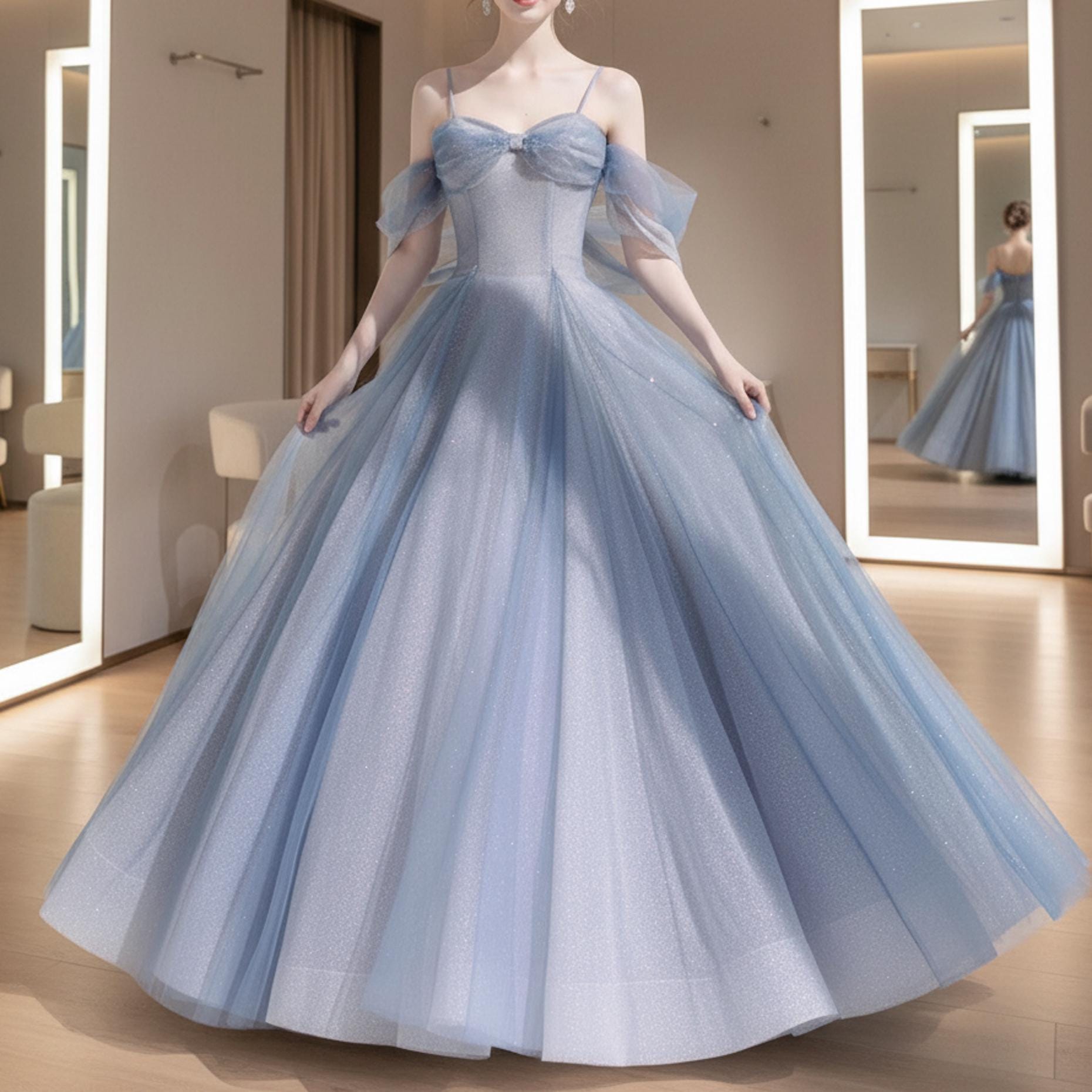 Blue Yule Ball Dress - Etsy Blue Yule Ball Dress - Etsy