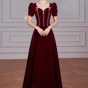 Red Velvet Dress Women - Etsy Red Velvet Dress Women - Etsy
