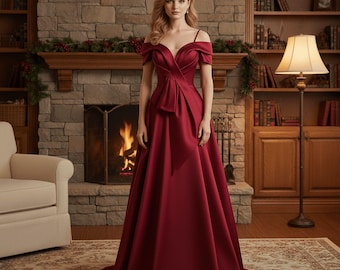 open lace back dress Zaria Gown main image 1