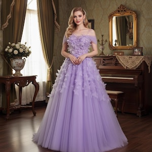 Butterfly Lavender Dresses Quinceanera - Etsy