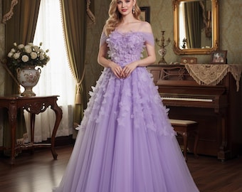 purple rapunzel prom dress Rapunzel Inspired Prom Dress, Purple Ball Gown Dress