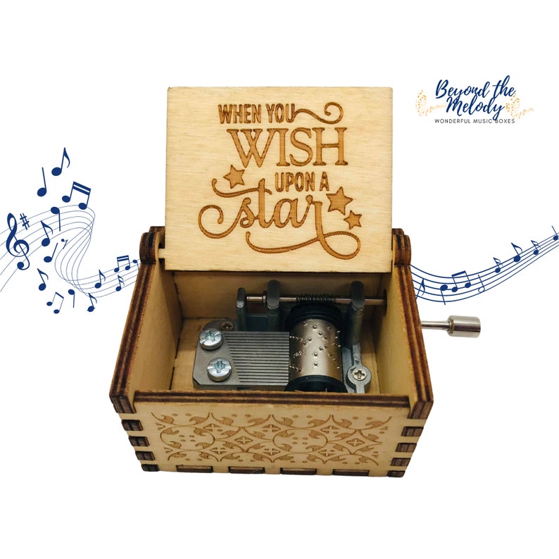 Disney When You Wish Upon the Star Music Box Etsy