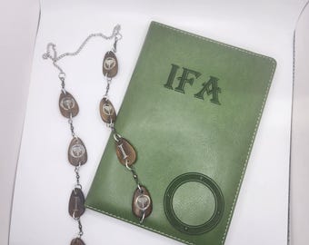 Ifa Odu Sign A5 Inscribed Leather Notebook (Medium)