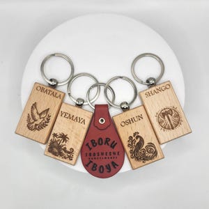 Laser Keychain Leather, Wood, Plywood - IFA / Osha