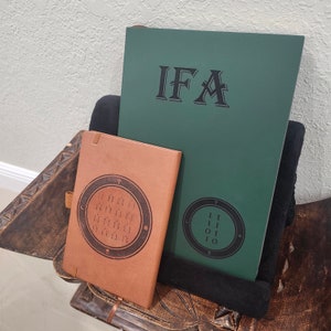 Ifa Odu Sign A4 Inscribed Leather Notebook