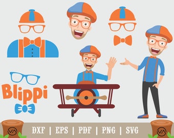 Download Blippi svg | Etsy