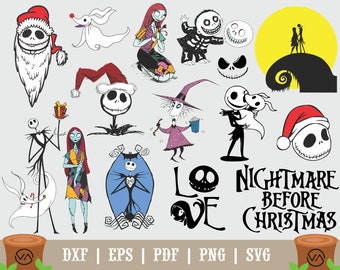 Download Nightmare Before Christmas Svg Etsy PSD Mockup Templates