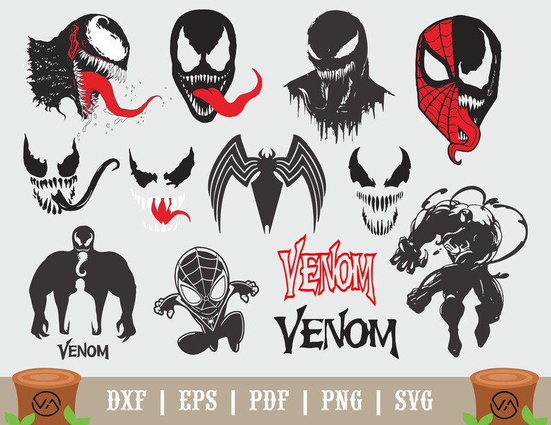 Download Venom SVG Venom Clip Art Venom Cut File Venom Vector Venom ...