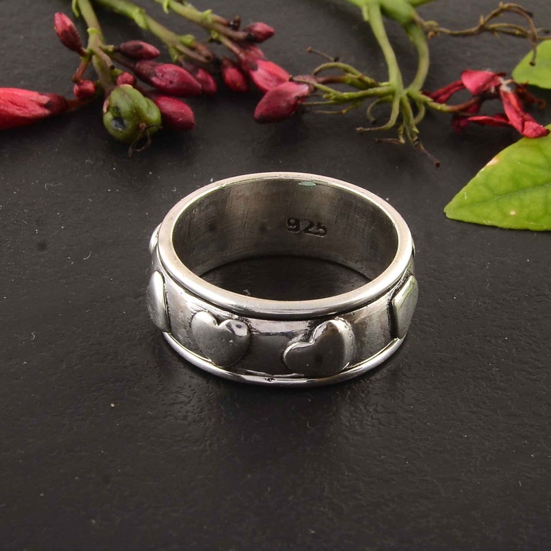 gift ring birthday gift ring, boho ring lovers ring,,Statement ring,Handmade jewelry,Ring for women ring anniversary ring Silver ring