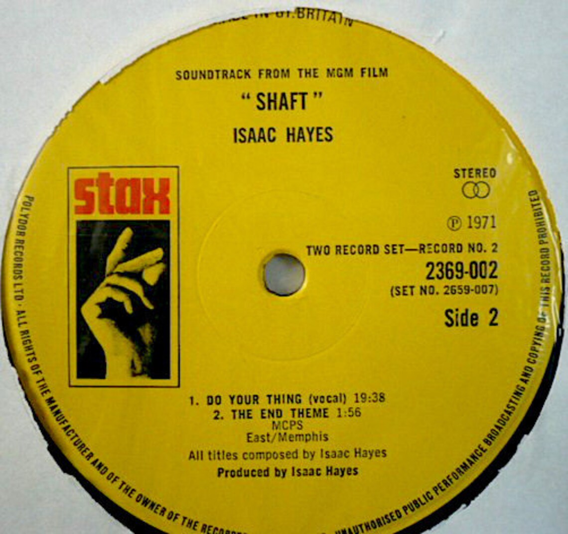 Isaac Hayes Shaft 12 Vinyl Record LP Gatefold Etsy