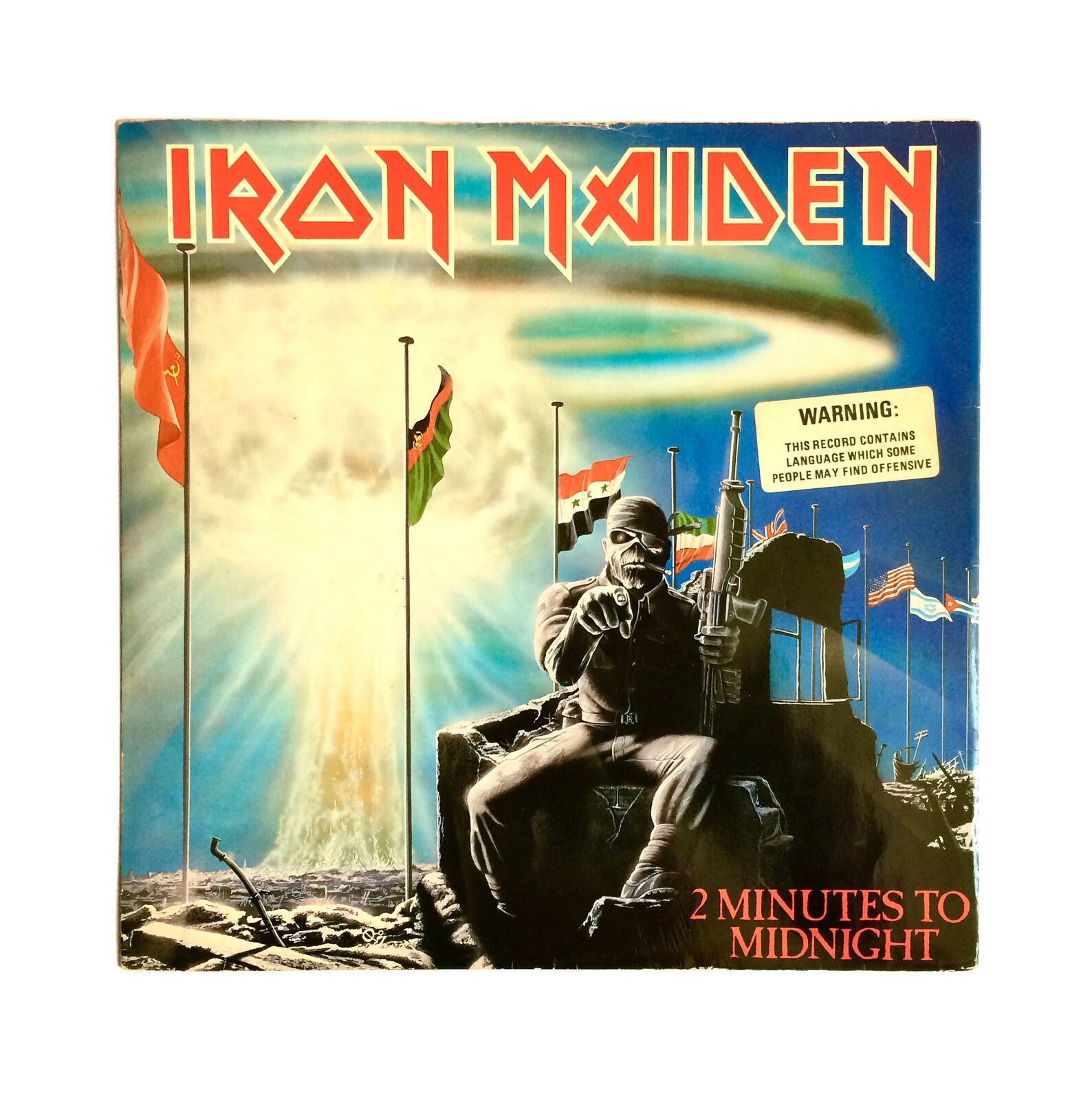 Iron Maiden 12 Minutes to Midnight 12 Vinyl Record Etsy