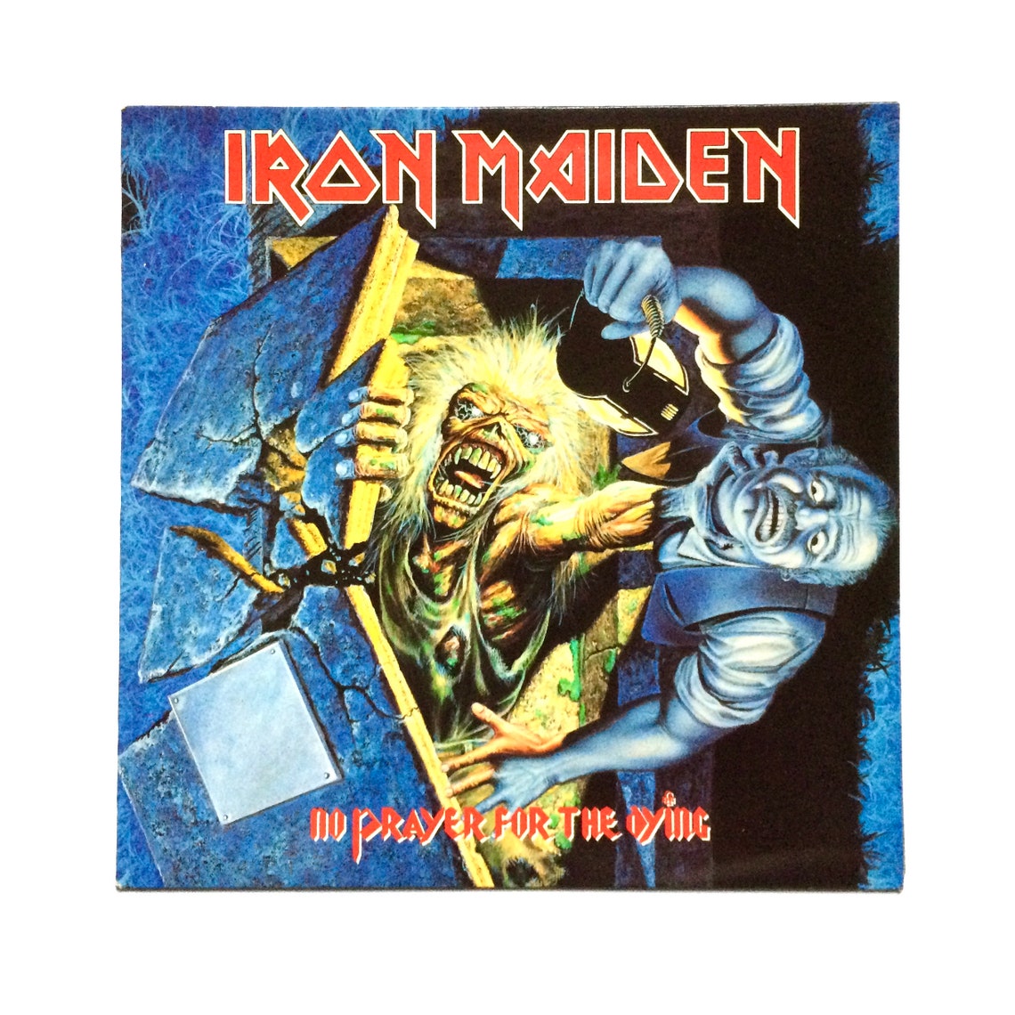 Iron Maiden No Prayer For The Dying 12 Vinyl Record Etsy