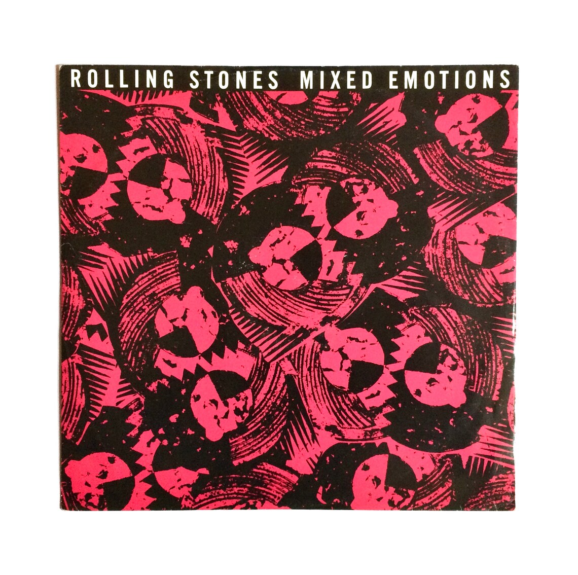 The Rolling Stones Mixed Emotions 12 Vinyl Record Etsy