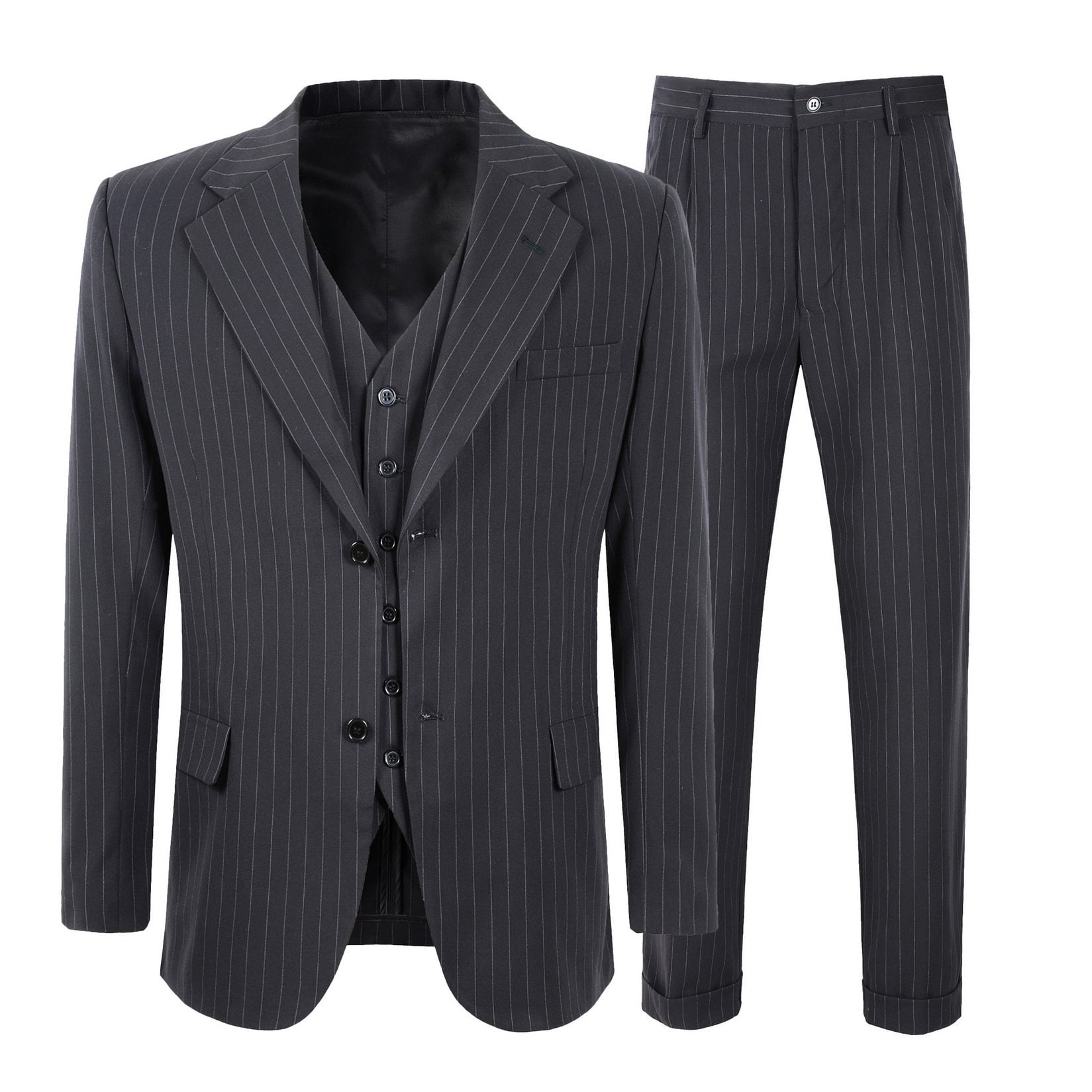 Black Stripe Suit Vintage Peaky 