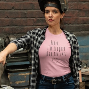 Honey im tougher than the rest tee, springsteen fan gift, bruce springsteen tshirt,  gift for her, mothers day gift, springsteen lyric