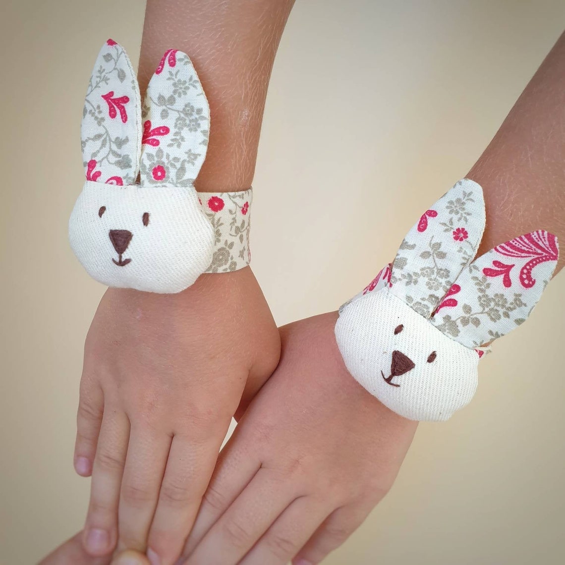 Unisex neutral baby wrist rattle Nursery first soft toy Etsy