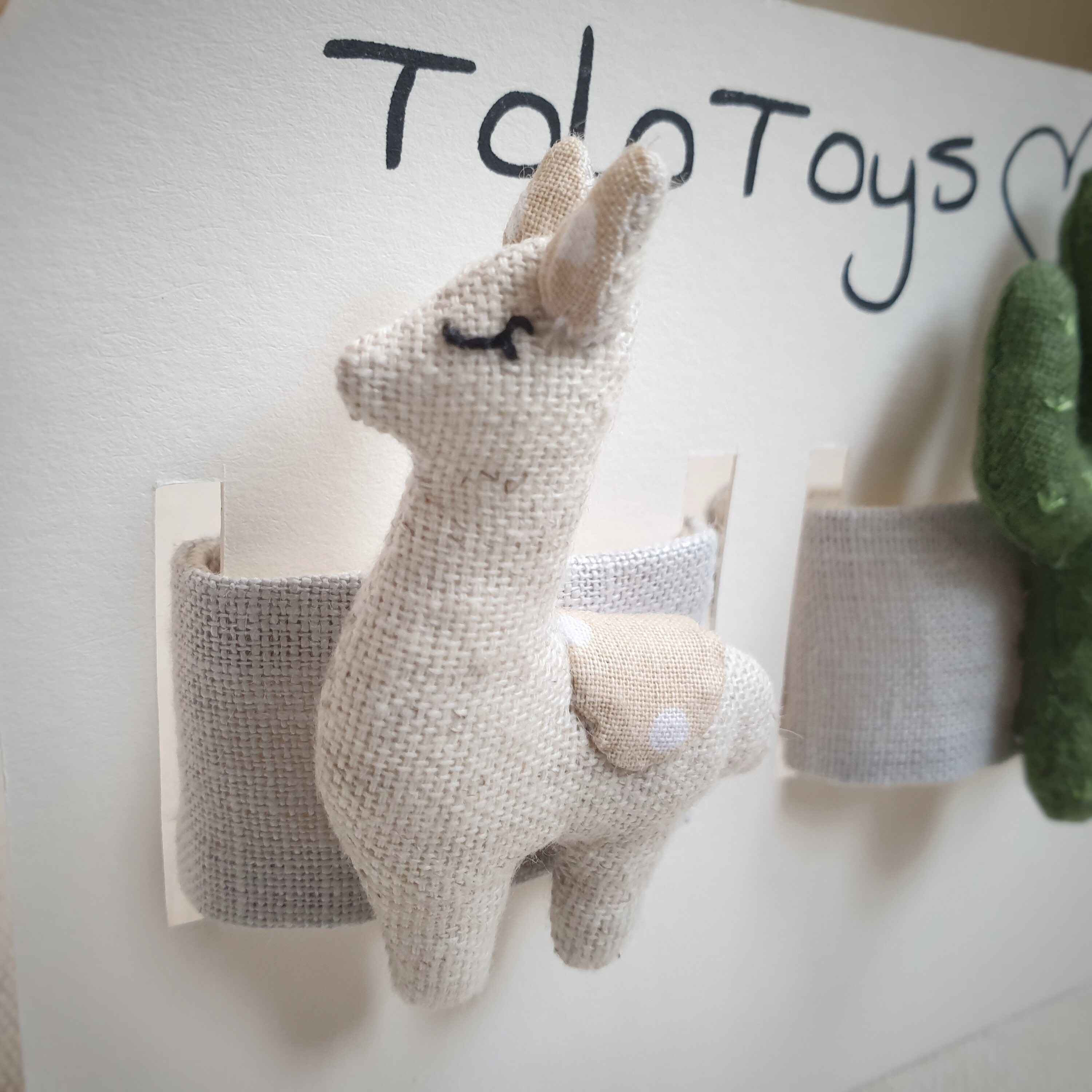 Baby wrist rattle llama fabric kit Safari baby shower rattle Etsy