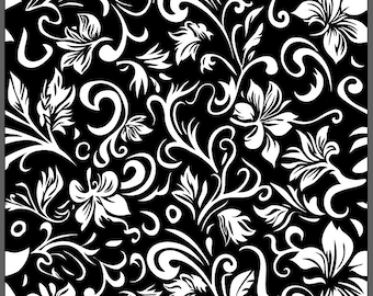 Tooled Leather SVG, Western Tooled Leather,Tooling Leather, Seamless Pattern,Pattern Laser Cut, Scroll, Flourish,Cricut and Silhouette Print
