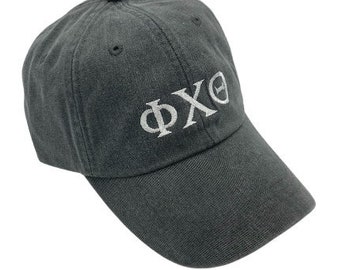 Sorority Fraternity Hat, Greek Letters, Custom Sorority or Fraternity Hat, Sororities Cap, Custom Greek Letters