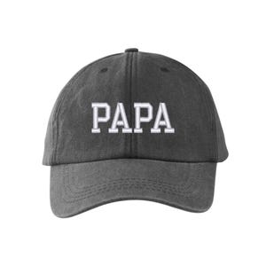 Czapka PAPA, haft maszynowy, czapka dziadka, czapka dziadka, czapka taty, czapka z makiem, czapka Pop, czapka PA, Poppop
