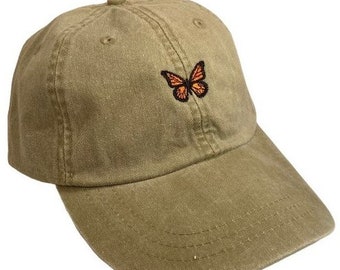 Butterfly Hat, Summer Hat, Summer Hat, Dad Cap, Vacation Hat