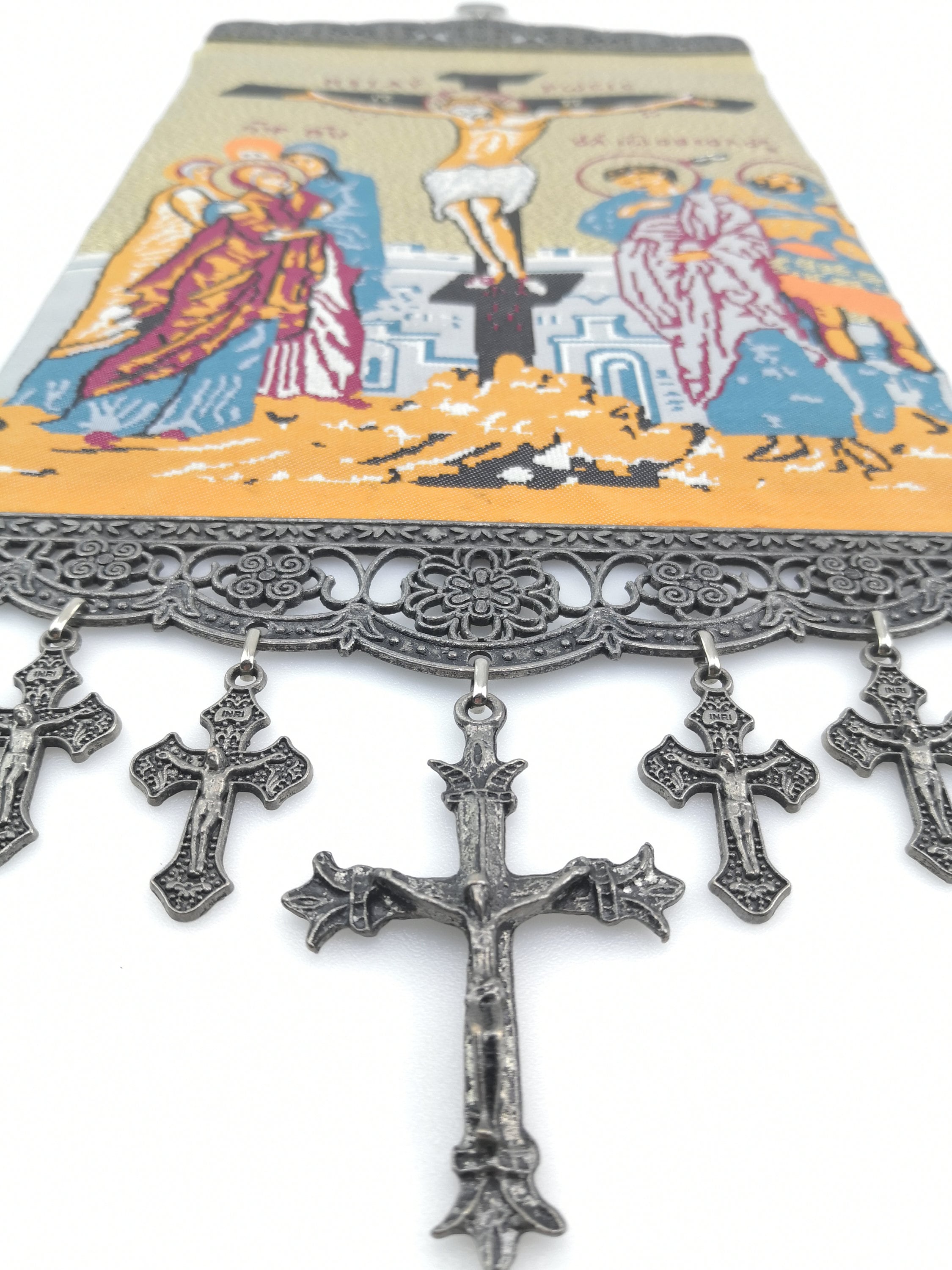 Handmade Wall Hanging Jesus on a Cross Etsy UK