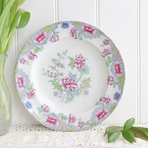 Antique Floral Plate by Copeland Spode image 2