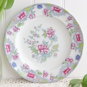Antique Floral Plate by Copeland Spode image 3
