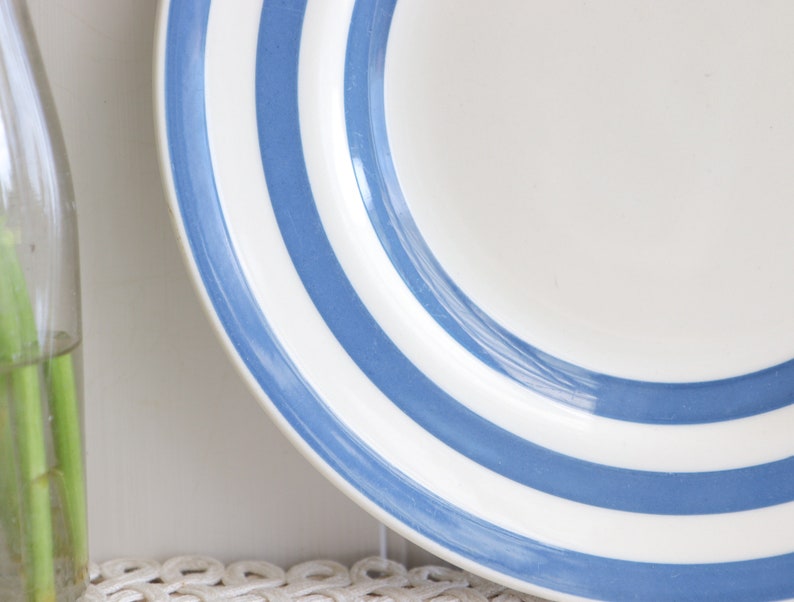 Vintage Cornishware Dinner Plates 2 available. image 6