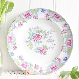 Antique Floral Plate by Copeland Spode Plate A