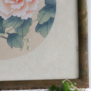 Vintage Framed Chinese Floral Print image 5