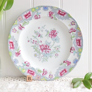 Antique Floral Plate by Copeland Spode Plate B