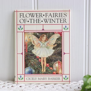 ヴィンテージ「冬の花の妖精たち」イラスト入り1990年代版