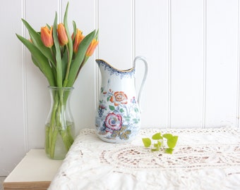 Chinoiserie Pitcher by Rosier Porcelain