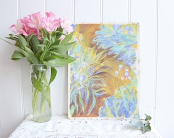 Tableau fleur lilas sans cadre