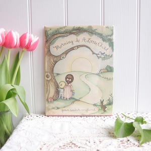 vintage Morning Is A Little Child par Joan Walsh Angund - livre de poésie pour enfants avec illustrations - fabriqué en Angleterre dans les années 1970