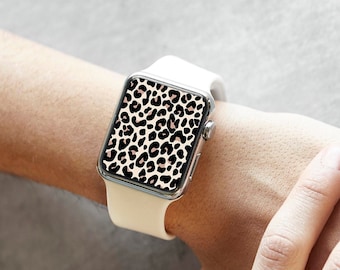 Leopard Print Apple Watch Face - Trendy iWatch Wallpaper