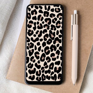 Sfondo leopardo per iPhone / Schermata di blocco con stampa animale / Schermata iniziale astratta per telefono / Sfondo ghepardo per iPhone