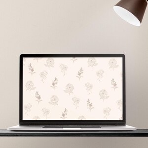 Flowers desktop wallpaper | Botanical desktop background