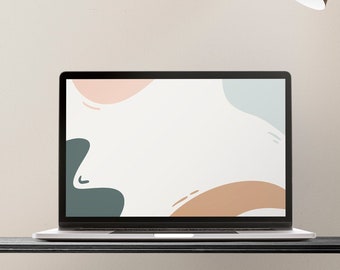 Abstract Desktop Wallpaper | Boho Laptop Background