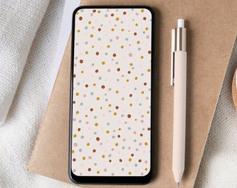 Minimal iPhone screen wallpaper | Android phone dots wallpaper | Smart phone lock screen | Simple pattern iPhone home screen